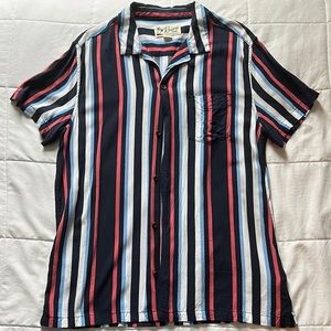 Striped button down shirt